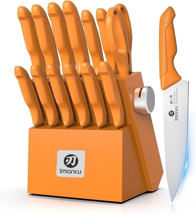 imarku® Knife Set, Sharp Block Knife Set by imarku