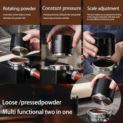 51MM Espresso Accessories - WDT Tool, Coffee Tamper set with 2-in-1
