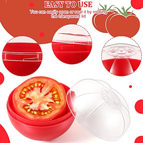 Vegetable and Fruit Storage Containers, 4 Pcs, BPA Free
