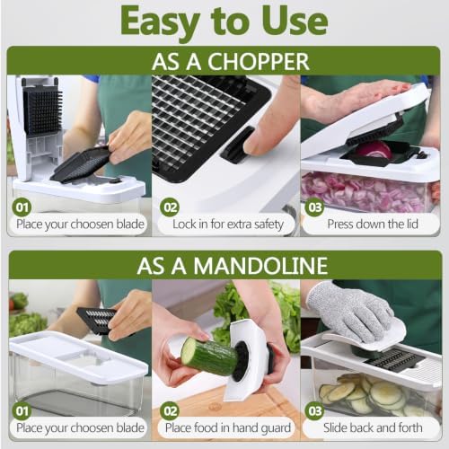 Vegetable Chopper and Mandoline Slicer