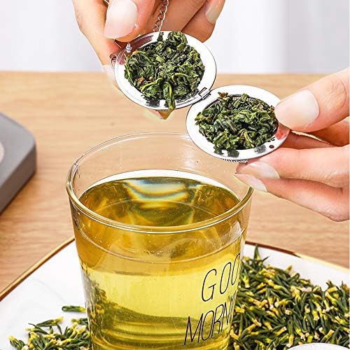 2pcs Tea Strainers, Scdom Stainless Steel Ball Mesh Tea Infusers