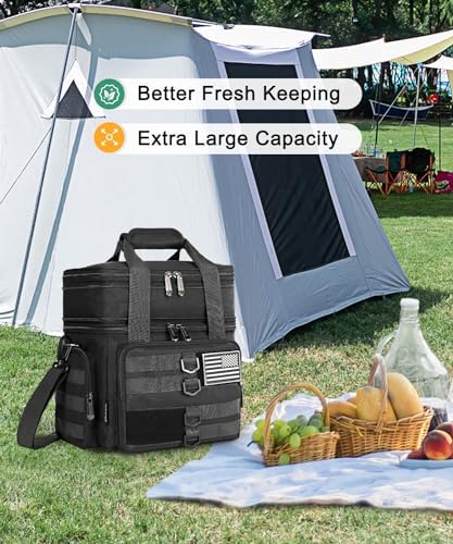 Tactical Lunch Box for Men, Large Insulated Lunch Bag for Adult, Heavy