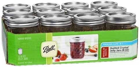 Ball Jar Quilted Crystal Jelly, 8 oz - Image 2