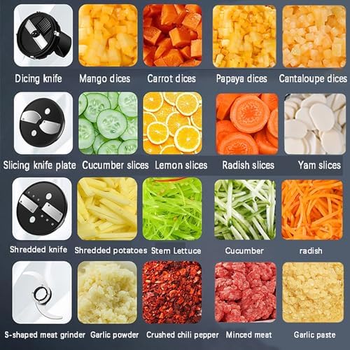 5-in-1 Food Processor, 600W, 5L Capacity