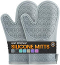 Silicone Oven Mitts, 2PCS, 12.5 Inch