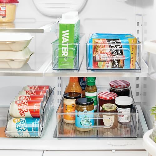 iDesign Soda Can Dispenser Storage Bin Set, Set of 4