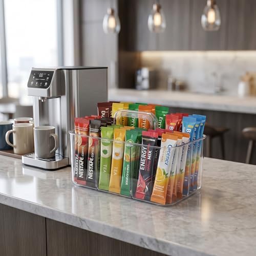 Drink Packet Organizer for Powdered Drink Mix,Powder Packets,Water