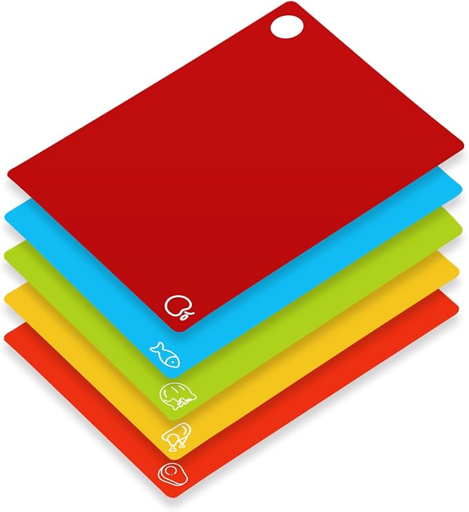 GoodLuck 5 Pieces Flexible Cutting Boards by GoodLuck