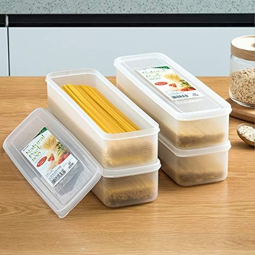 2Pcs Pasta Storage Container Kitchen Spaghetti Food Storage Box