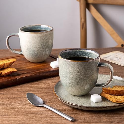 AmorArc 12oz Coffee Mugs, Ceramic Coffee Mugs set of 6 for Man, Woman