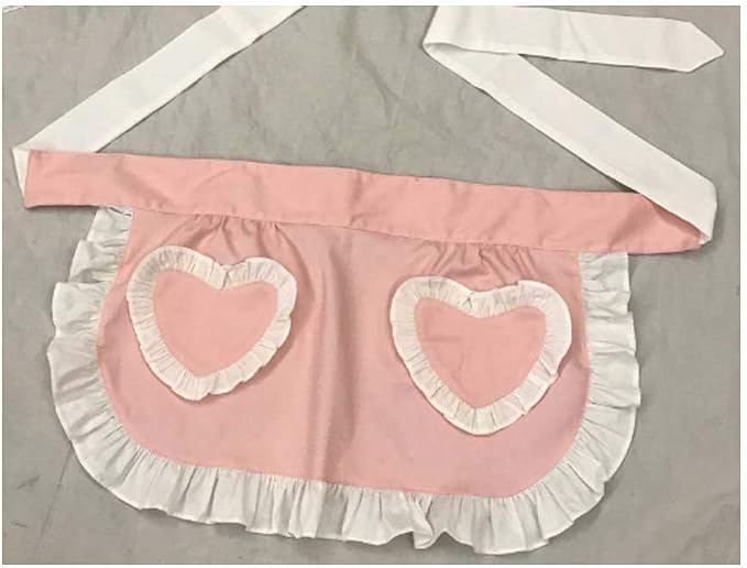CRB Fashion Waist Apron Kitchen Cooking Restaurant Cotton Bistro Half Aprons - Image 5