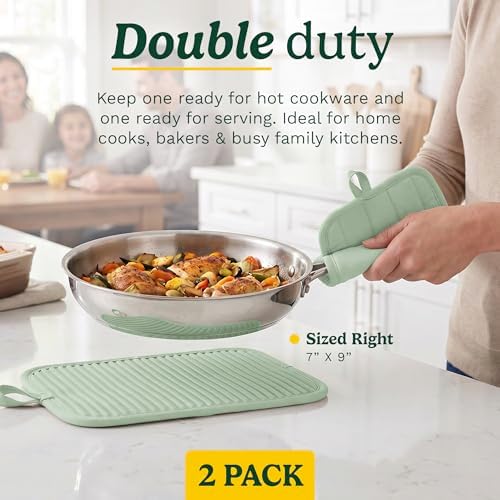 Cuisinart Silicone Pot Holders, Set of 2, 7" x 9"