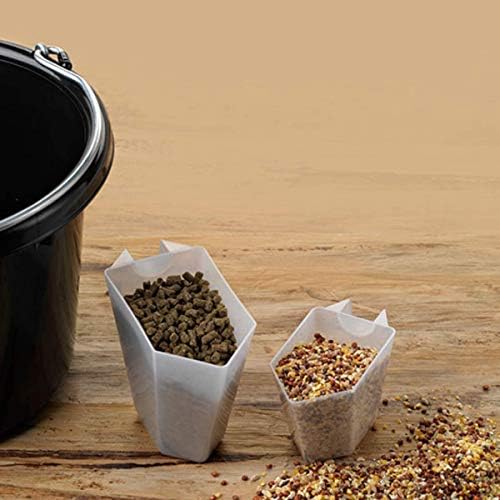 Plastic Measuring Scoop, (118.4 cc | 1/2 Cup | 4 fl oz. | 118.4 mL)