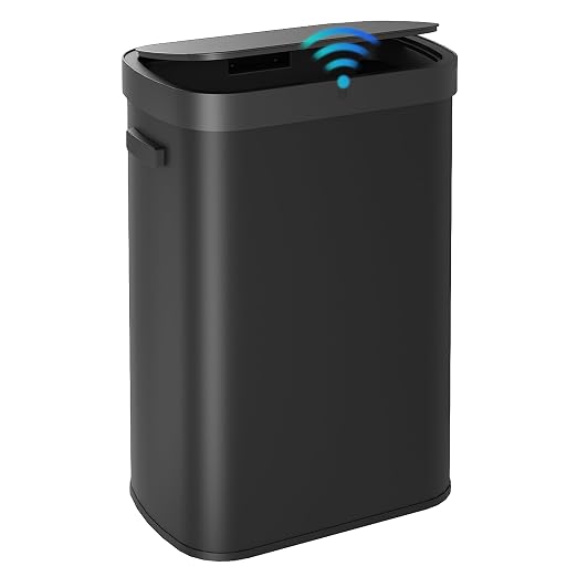WLIVE 13 Gallon Trash Can, 50 Liter Large Capacity Motion Sensor Automatic by WLIVE