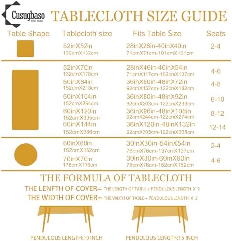 Sunflower Tablecloth 52x70 Inch, Yellow Summer Decor for Home