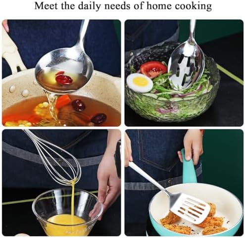 Stainless Steel Kitchen Utensils Set, 40-Piece