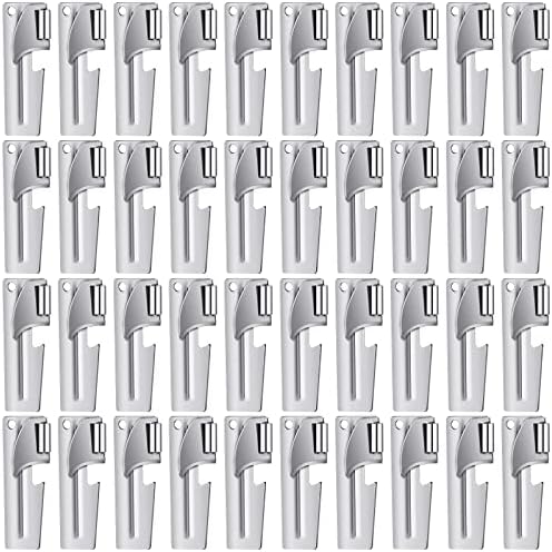 Eaasty 40 Pack P-38 Can Opener Manual Stainless Steel Camping Can