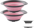 Collapsible Colander and Strainer, Silicone Strainer Colanders & Food Strainers by LogFaadCoi