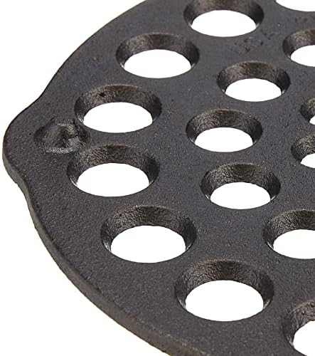 Lodge Cast Iron Meat Rack and Trivet, Pre-Seasoned, 8 Inches