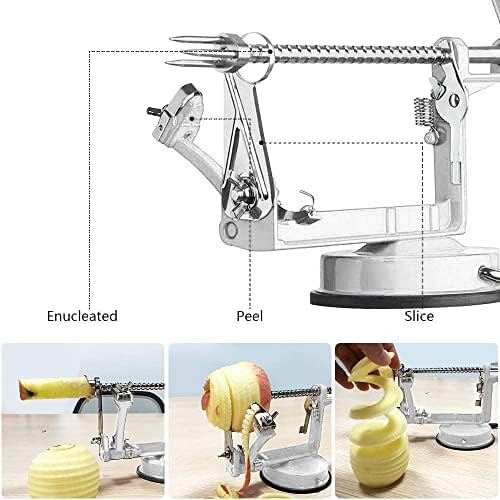 Apple Peeler, Slicer Corer Potato Peelers 3 In 1, Stainless Steel