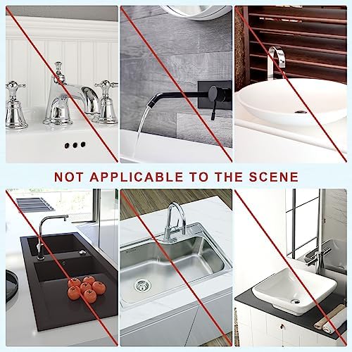 Kitchen Sink Splash Guard, 32"x 5.5", Silicone Faucet Splash Guard