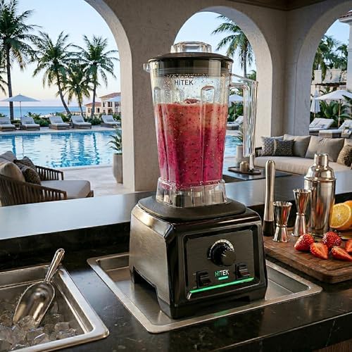 Restaurantware-Hi Tek 3 HP Commercial Blender, 64-Ounce Jar