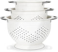 Hillbond Colander Set for Kitchen, 5 Qt Stainless Steel Handle Food Strainers by Hillbond