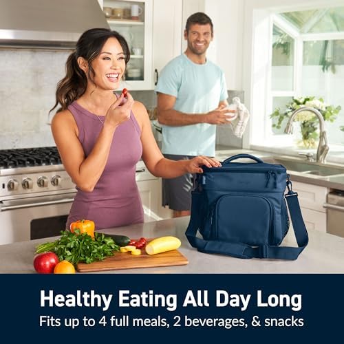 Bentgo Prep Deluxe Insulated Meal Prep Lunch Bag for Adults, Holds 5
