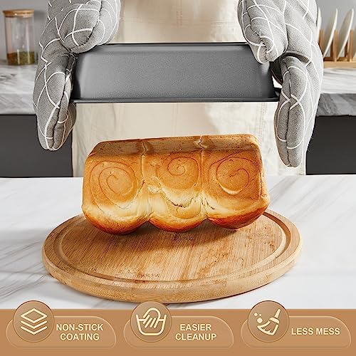 HONGBAKE Bakeware Sets, Baking Pans Set, 12 Pieces Nonstick Oven Pan