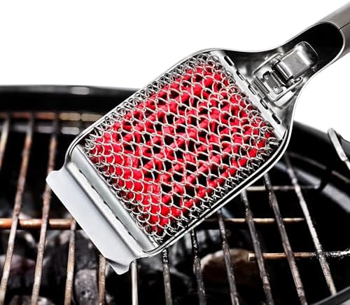 OXO Outdoor Coiled Grill Brush with Replaceable Head