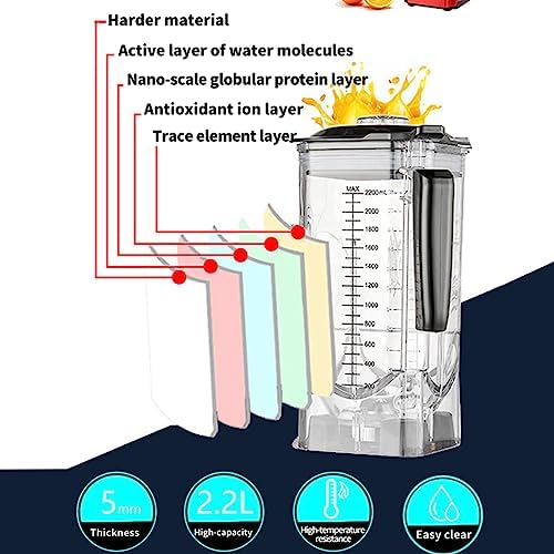 2200W Blender Smoothie Maker, 2200Ml Capacity