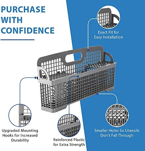 Lifetime Appliance W10190415 Silverware Basket Compatible with