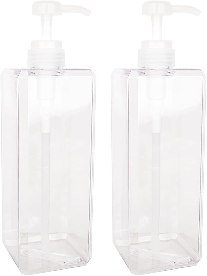 Pump Bottle, Refillable Plastic Empty Lotion Soap Dispenser Liquid Container by JiatuA