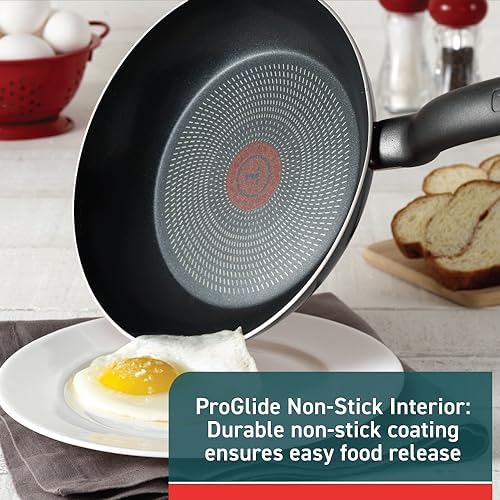 T-fal Initiatives Nonstick Cookware Set 6 Piece Oven Safe 350F