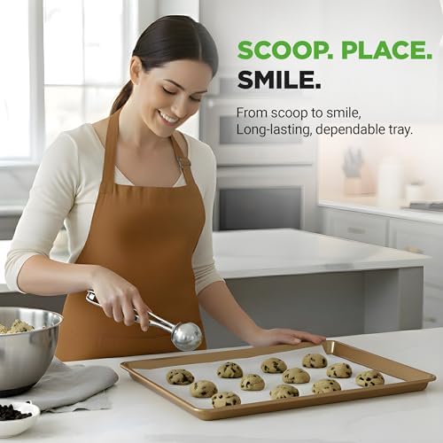 NutriChef Nonstick XL Cookie Sheet Baking Pan, Extra Large 22 Inch x
