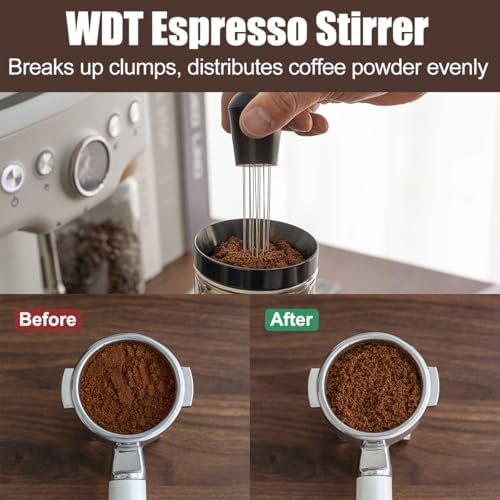 7 PCS Espresso Accessories Kit, Espresso Tamping Station, Coffee