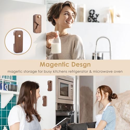 KAITONG Premium Magnetic Bread Lame Dough Scoring Tool, Wooden Hand