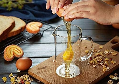 1L Glass Measuring Cups Jugs with Lid Large Measuring Pitcher Beaker