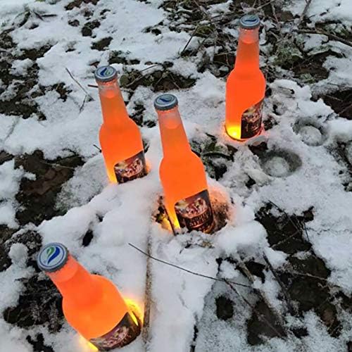 Neliky 20pcs LED Coaster, Light Up Coasters, LED Bottle Light, Bottle