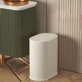 1.6 Gallon Slim Bathroom Trash Can with Lid