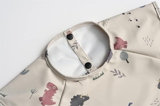 Waterproof Baby Bibs, Infant Toddler Extra Cover Feeding Bib - Image 2