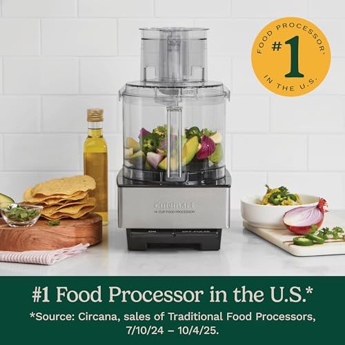 Cuisinart Food Processor, 14-Cup, Stainless Steel