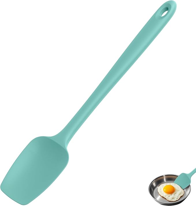 U-Taste Extra-Long 600ºF Heat Resistant Spatula Spoon: 14" Silicone Spoonula by U-Taste