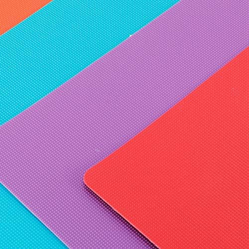 Color Coded Cutting Boards 6Pcs Set | Flexible Non - Slip Kitchen Mats