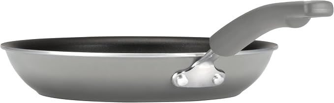Rachael Ray Brights Nonstick Cookware Pots and Pans Set, 14 Piece, Sea Salt Gray - Image 7