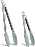 Tongs for Cooking, 600ºF High Heat-Resistant Stainless Steel Kitchen Tongs by EEKEDO