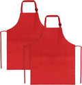 SINLAND Kids Apron with Pocket 2 Pack Children Chef Apron by SINLAND