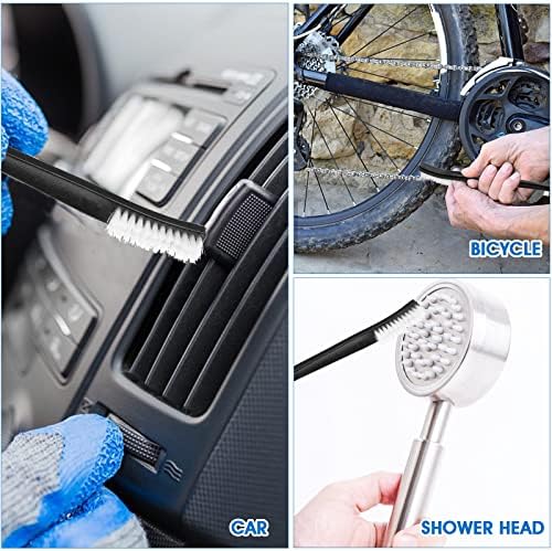 Abeillo 9-Piece Double-Ended Nylon Cleaning Brushes
