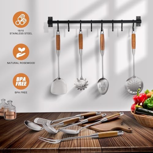 9-Piece Stainless Steel Cooking Utensils Set