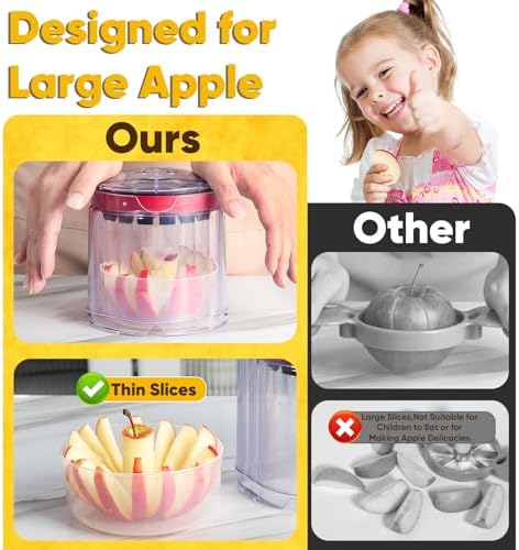 Newness 5.12-Inch 16-Slice Apple Slicer
